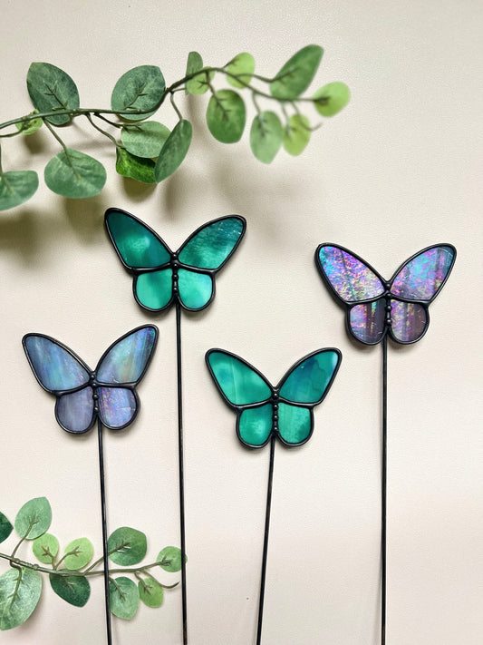 Mystery Butterfly Plant Stake