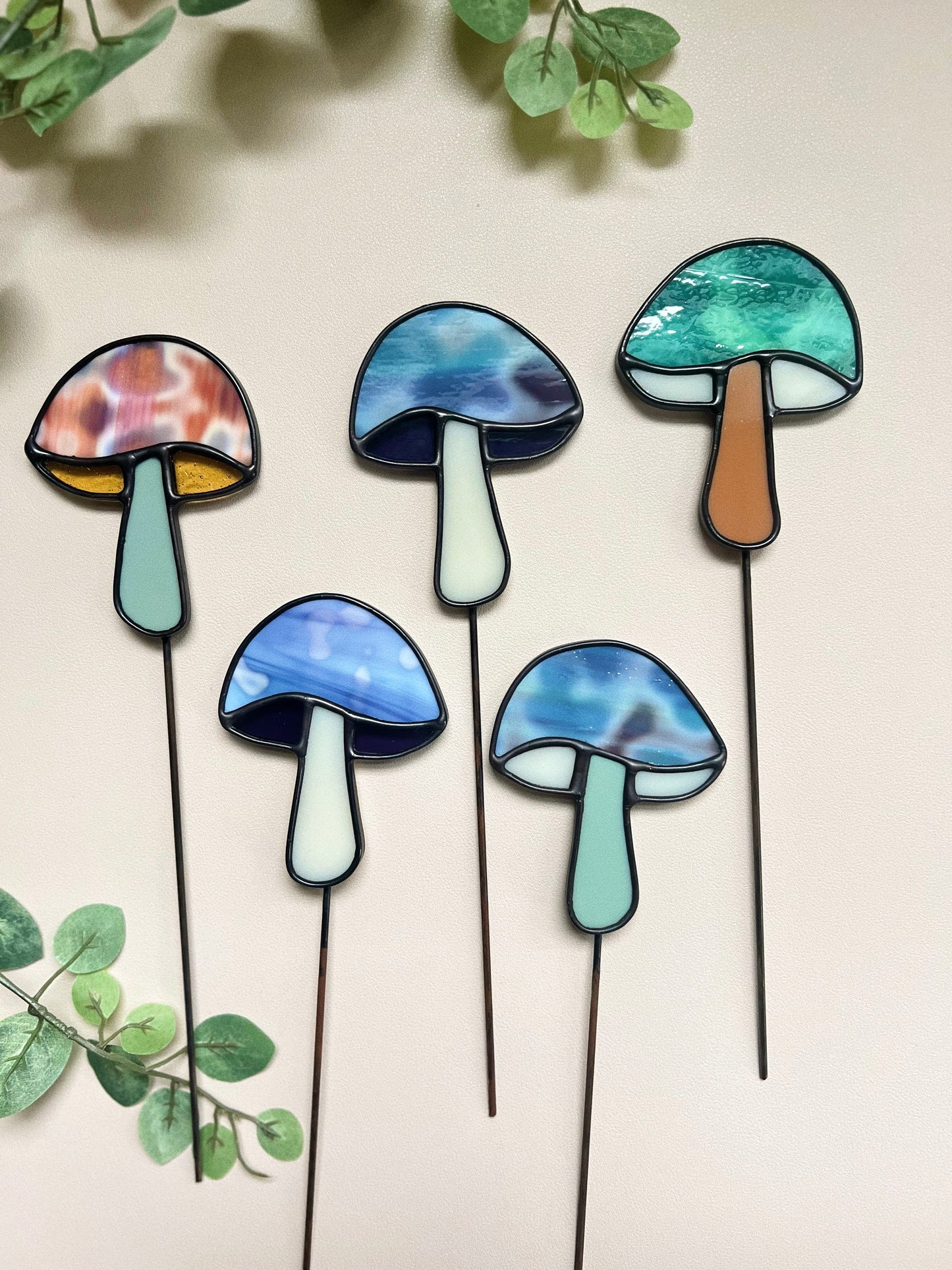 Mystery Mushroom Plant Stake